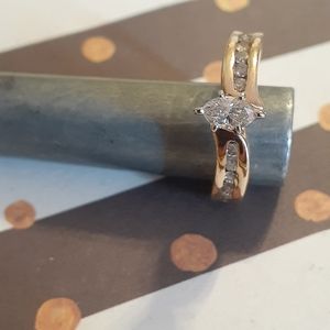 14kt marquis cut diamond ring 1/2 carat